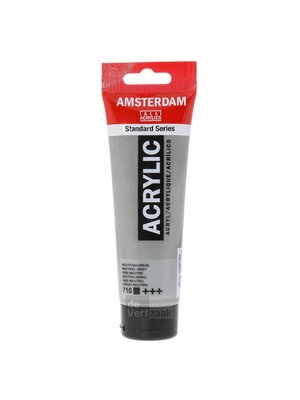 Royal Talens Amsterdam Acrylverf 120 ml - Neutraalgrijs 710 Royal Talens Amsterdam Acrylverf 120 ml - Neutraalgrijs 710