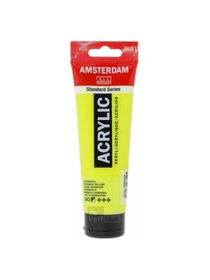 Royal Talens Amsterdam Acrylverf 120 ml - Groengeel 243 Royal Talens Amsterdam Acrylverf 120 ml - Groengeel 243