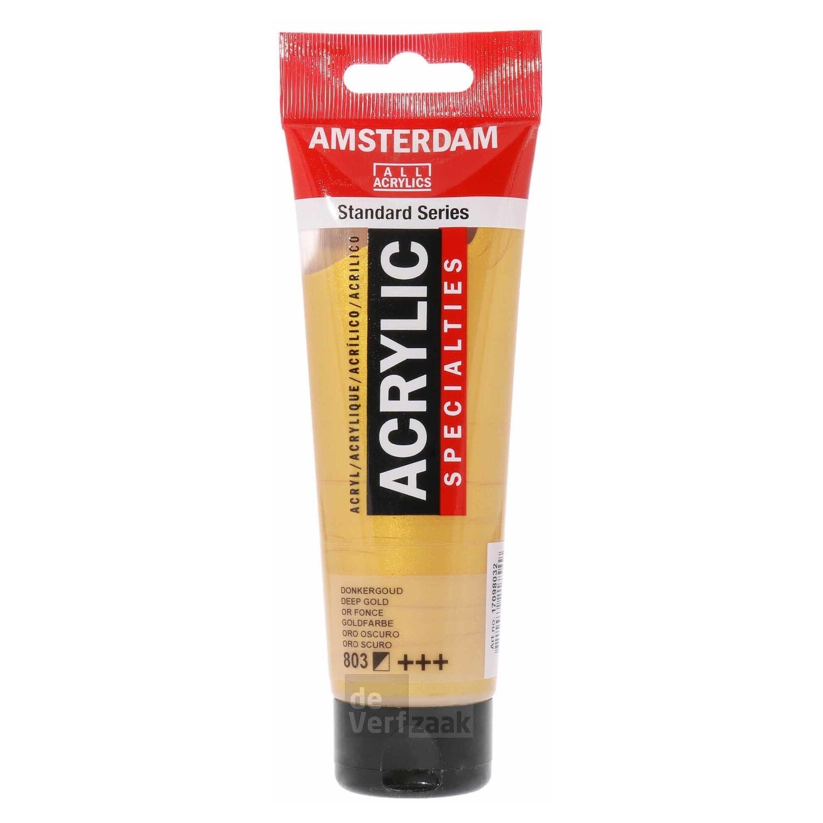 Royal Talens Amsterdam Acrylverf 120 ml - Donkergoud 803 afbeelding