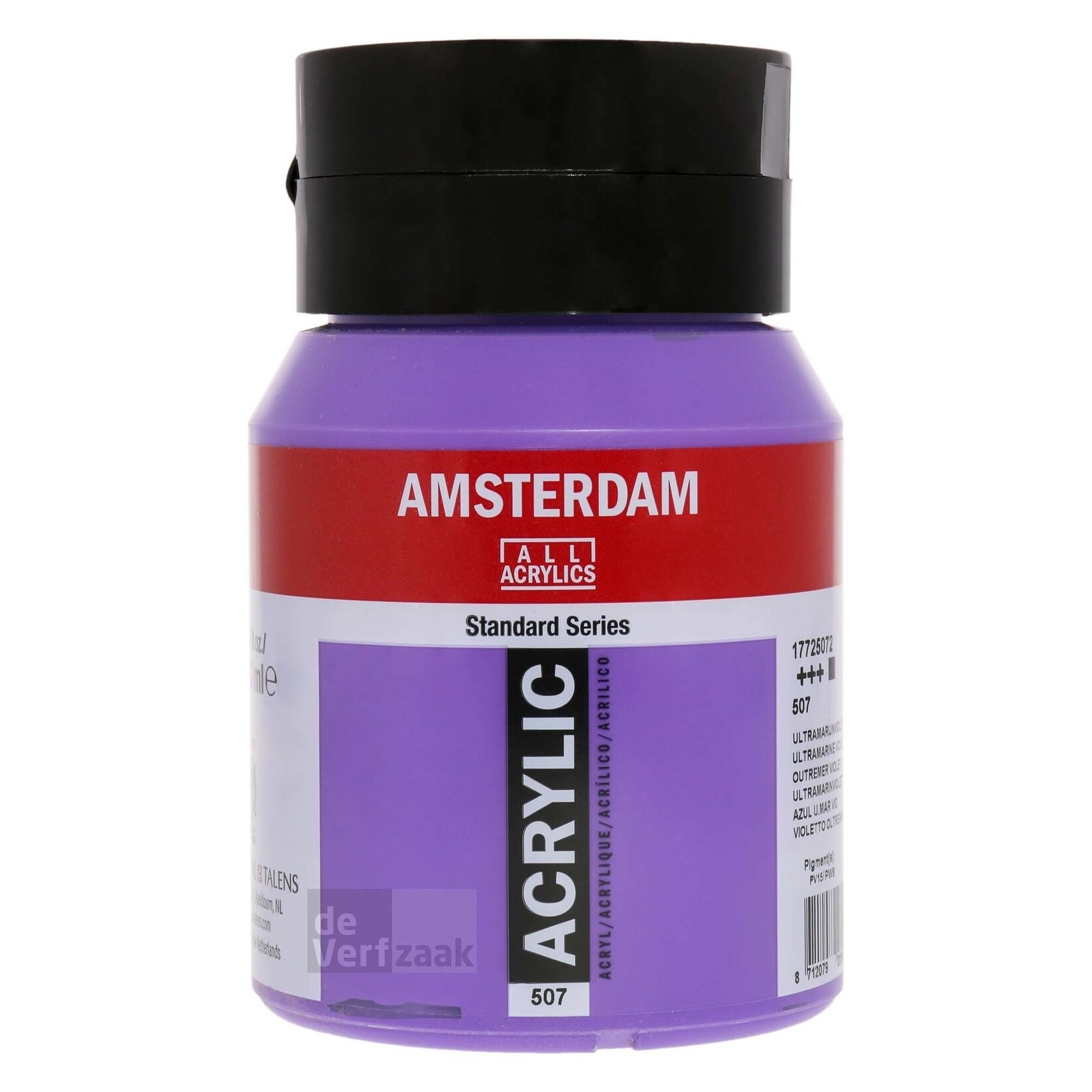 Royal Talens Amsterdam Acrylverf 500 ml - Ultramarijn Violet 507 afbeelding