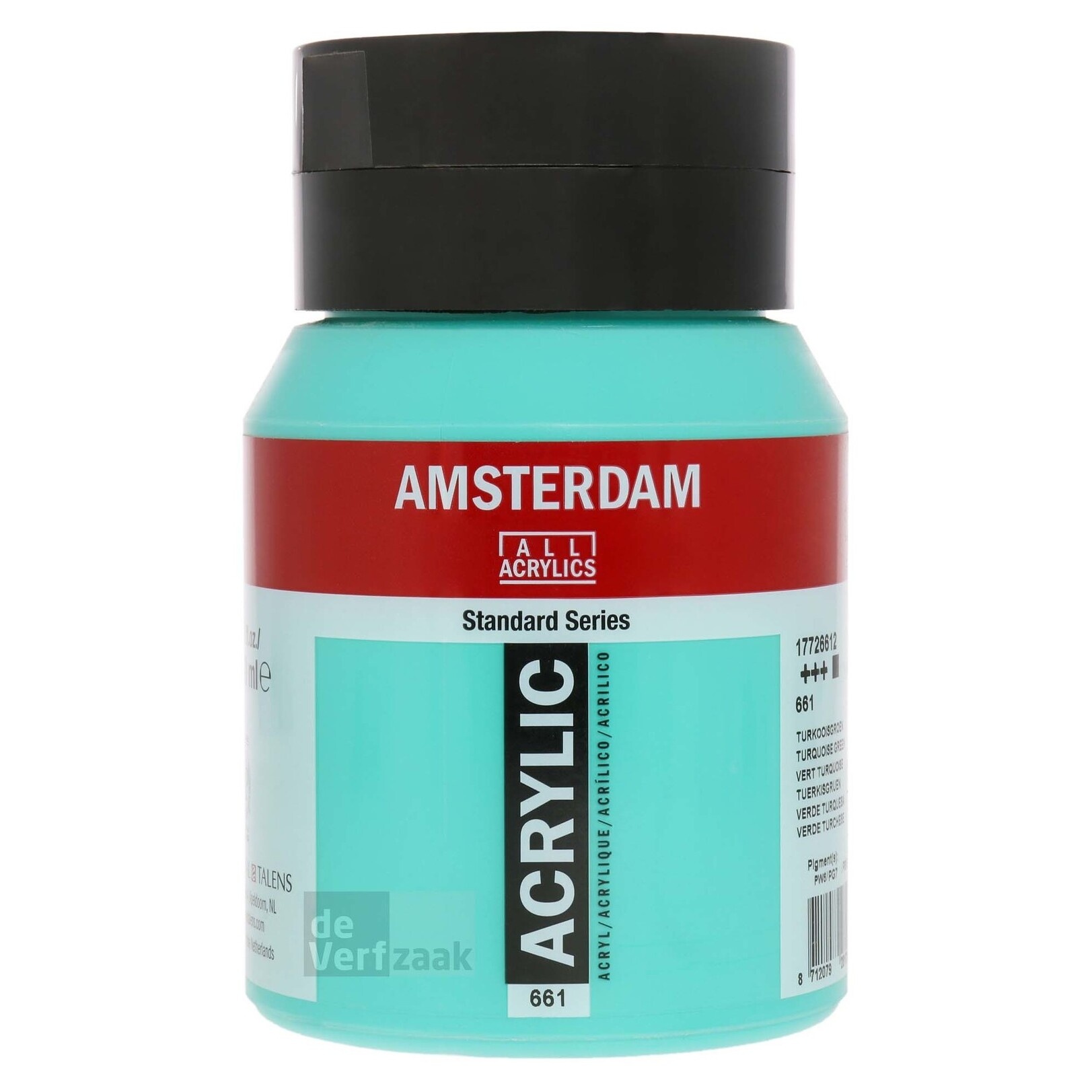Royal Talens Amsterdam Acrylverf 500 ml - Turkooisgroen 661 afbeelding
