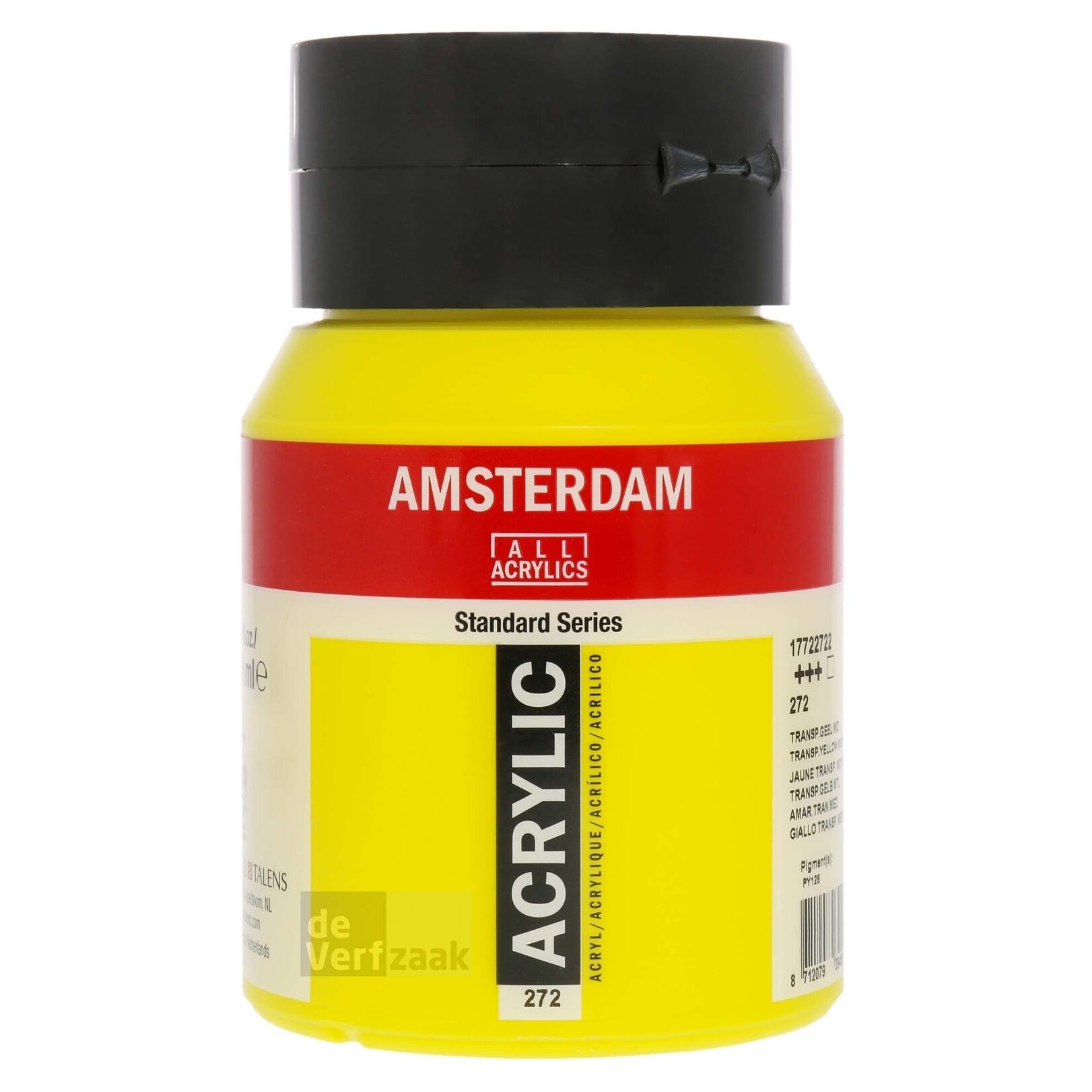 Royal Talens Amsterdam Acrylverf 500 ml - Transparantgeel Middel 272 afbeelding