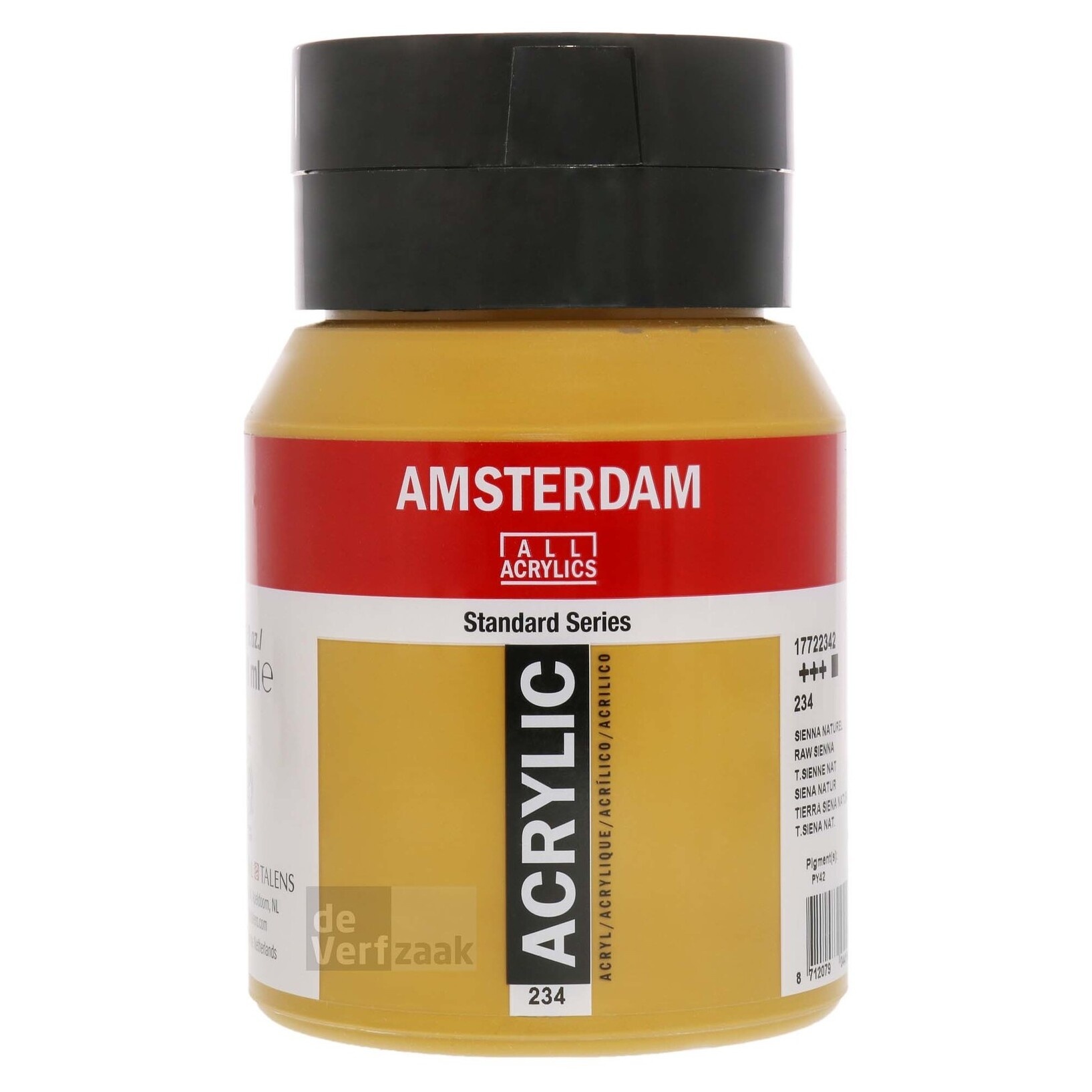 Royal Talens Amsterdam Acrylverf 500 ml - Sienna Naturel 234 afbeelding