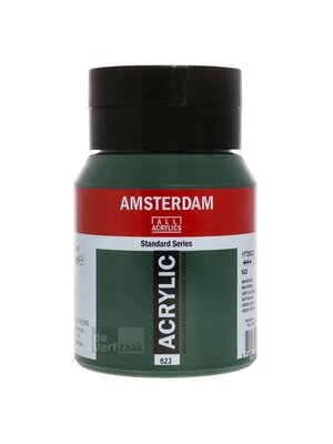 Royal Talens Amsterdam Acrylverf 500 ml - Sapgroen 623 Royal Talens Amsterdam Acrylverf 500 ml - Sapgroen 623