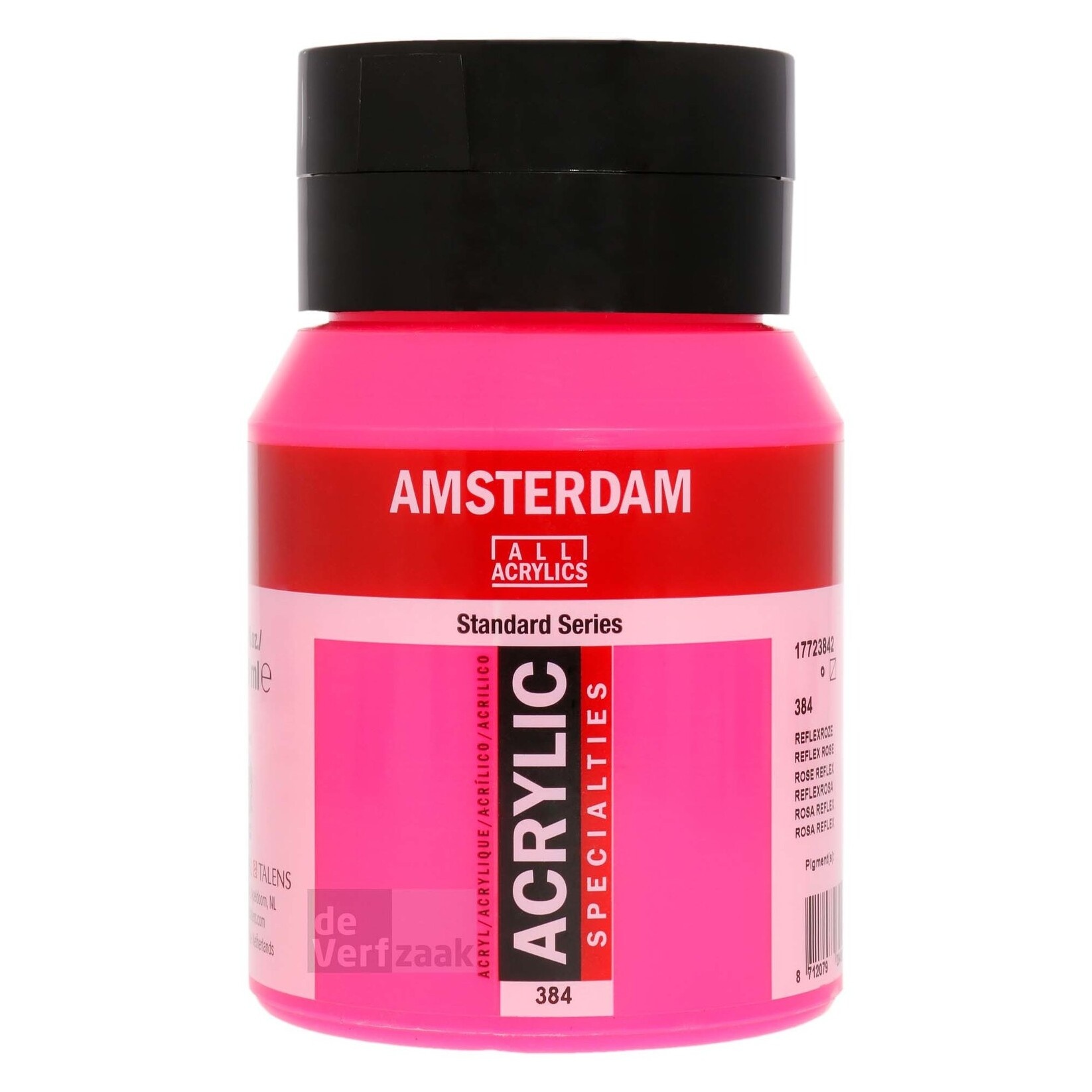 Royal Talens Amsterdam Acrylverf 500 ml - Reflexroze 384 afbeelding