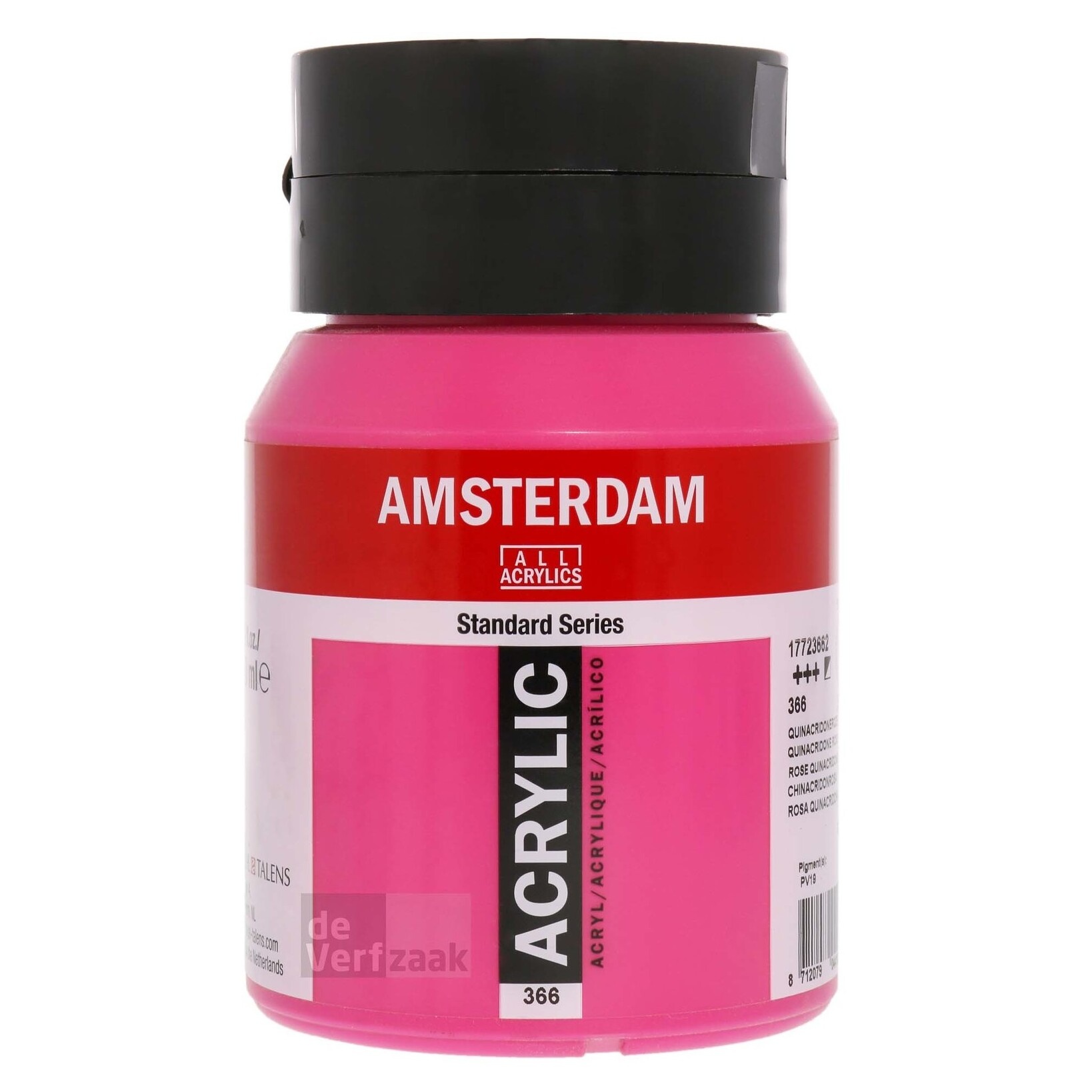 Royal Talens Amsterdam Acrylverf 500 ml - Quinacridone Roze 366 afbeelding