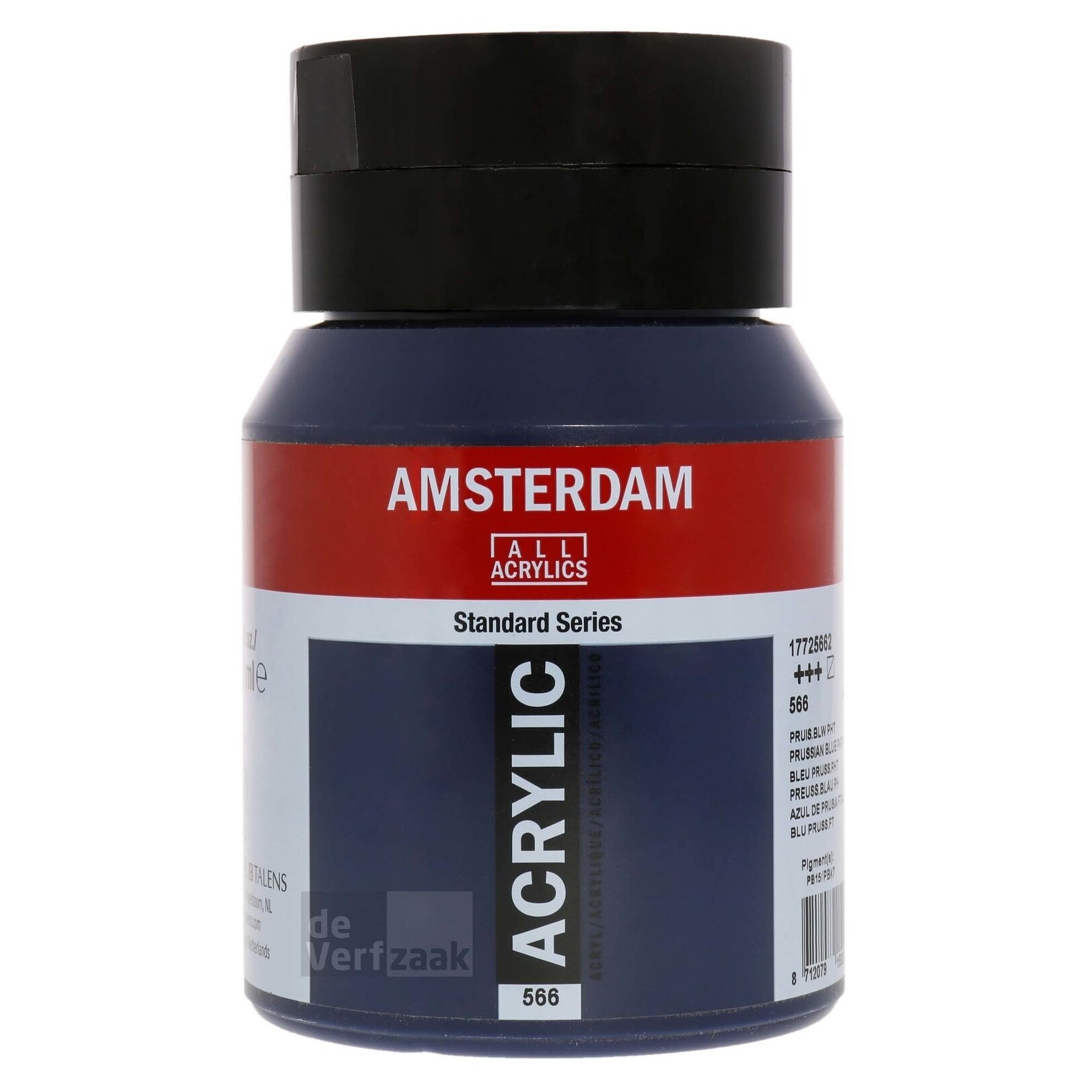 Royal Talens Amsterdam Acrylverf 500 ml - Pruisischblauw 566 afbeelding