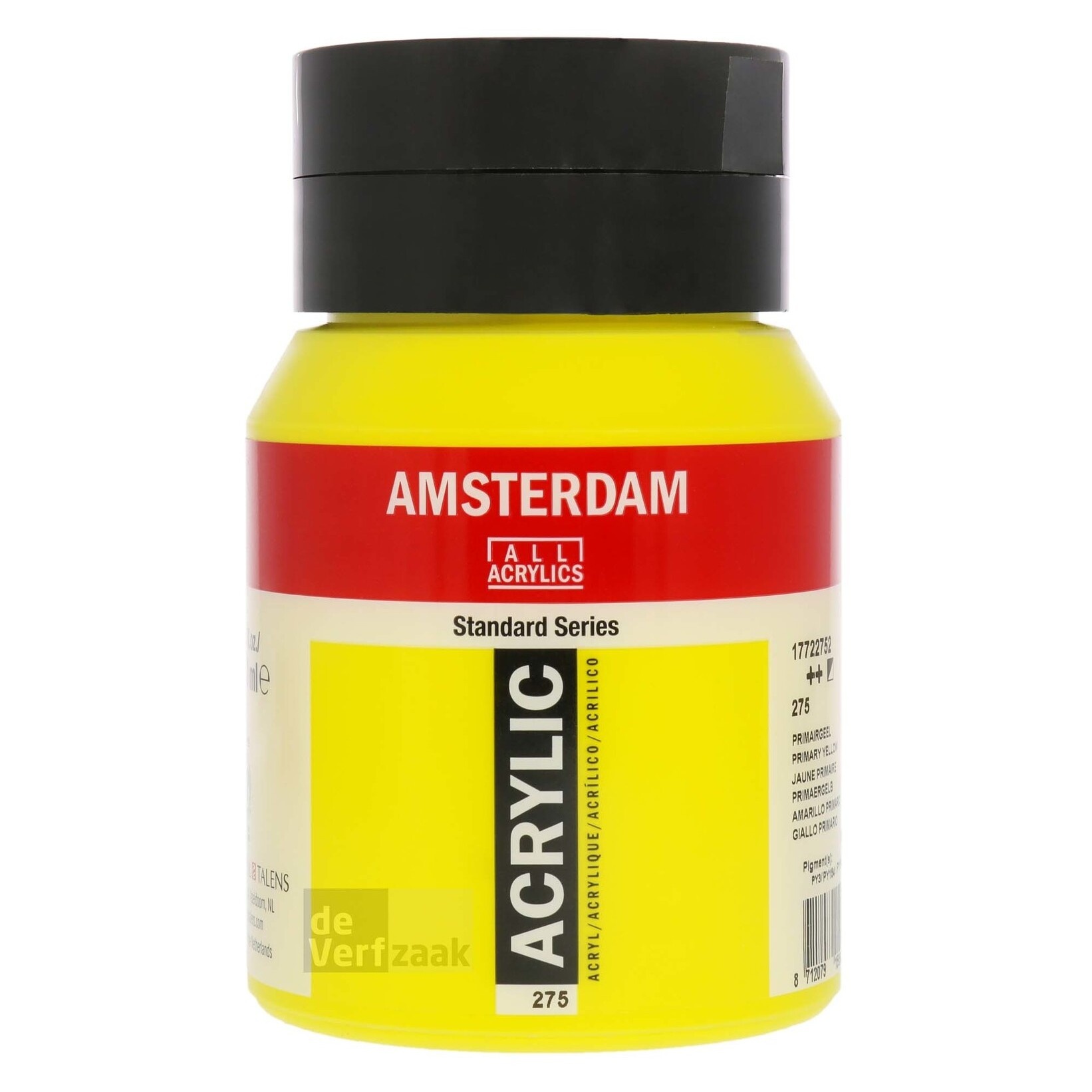 Royal Talens Amsterdam Acrylverf 500 ml - Primairgeel 275 afbeelding