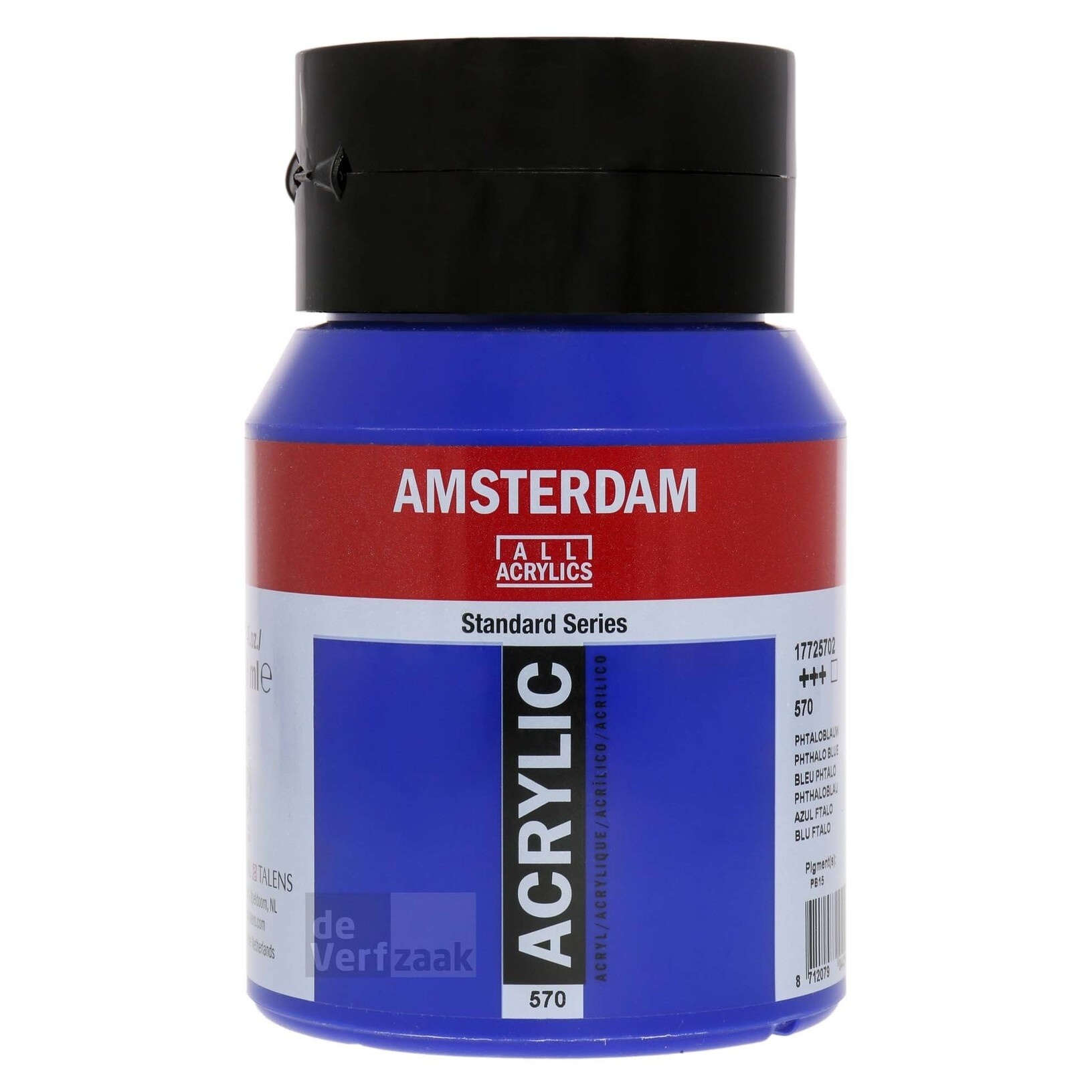 Royal Talens Amsterdam Acrylverf 500 ml - Phtaloblauw 570 afbeelding