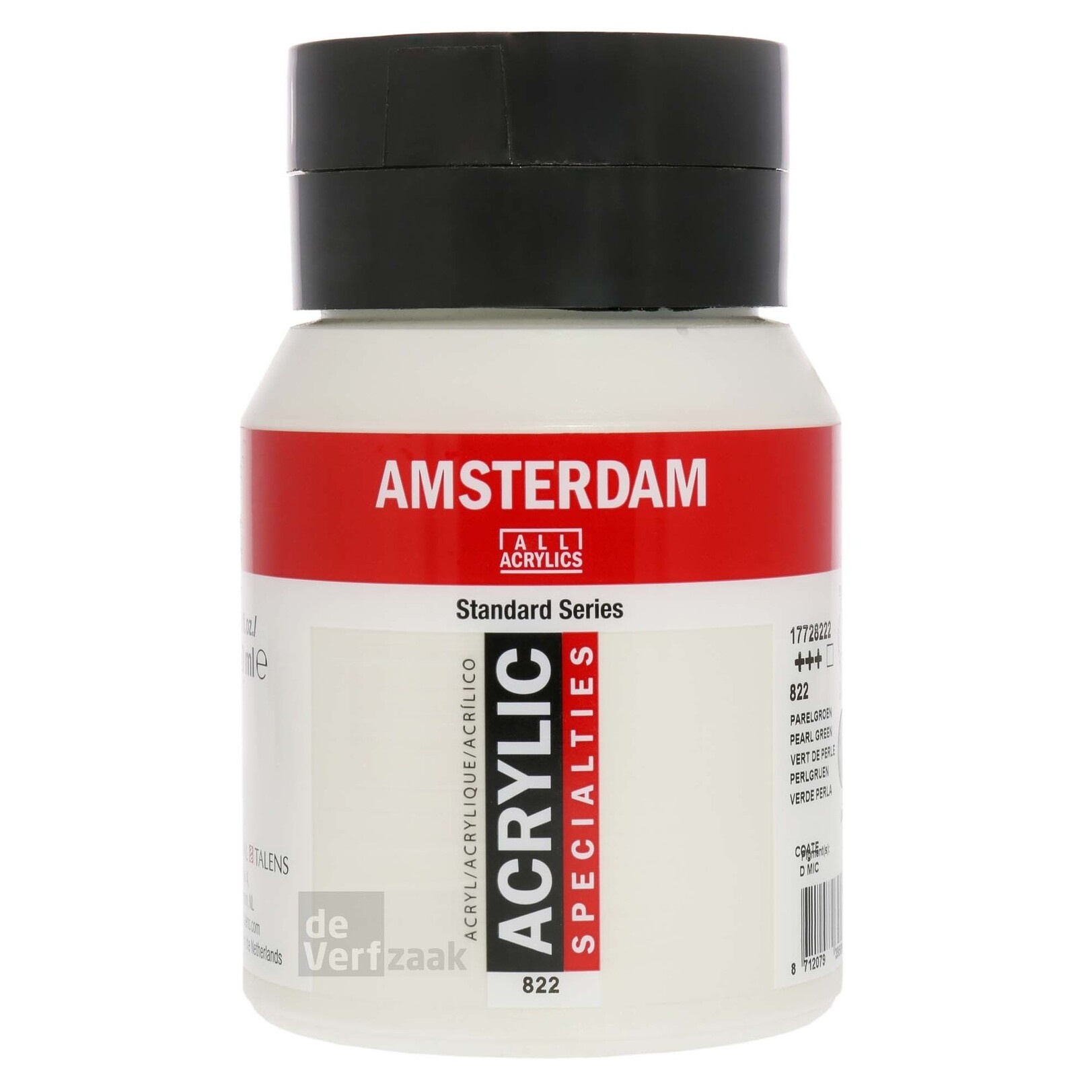 Royal Talens Amsterdam Acrylverf 500 ml - Parelgroen 822 afbeelding