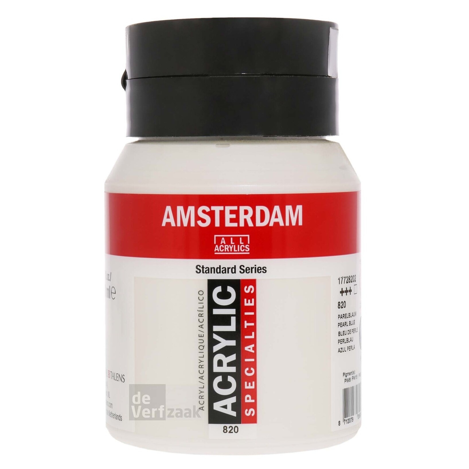 Royal Talens Amsterdam Acrylverf 500 ml - Parelblauw 820 afbeelding