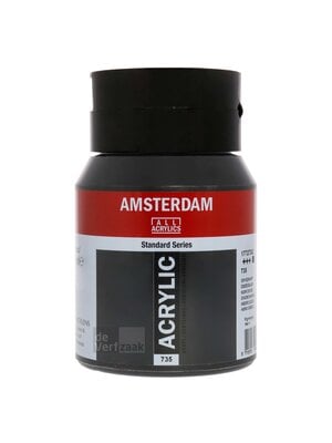 Amsterdam Acrylverf - 500 ml - Oxydzwart 735 Amsterdam Acrylverf - 500 ml - Oxydzwart 735