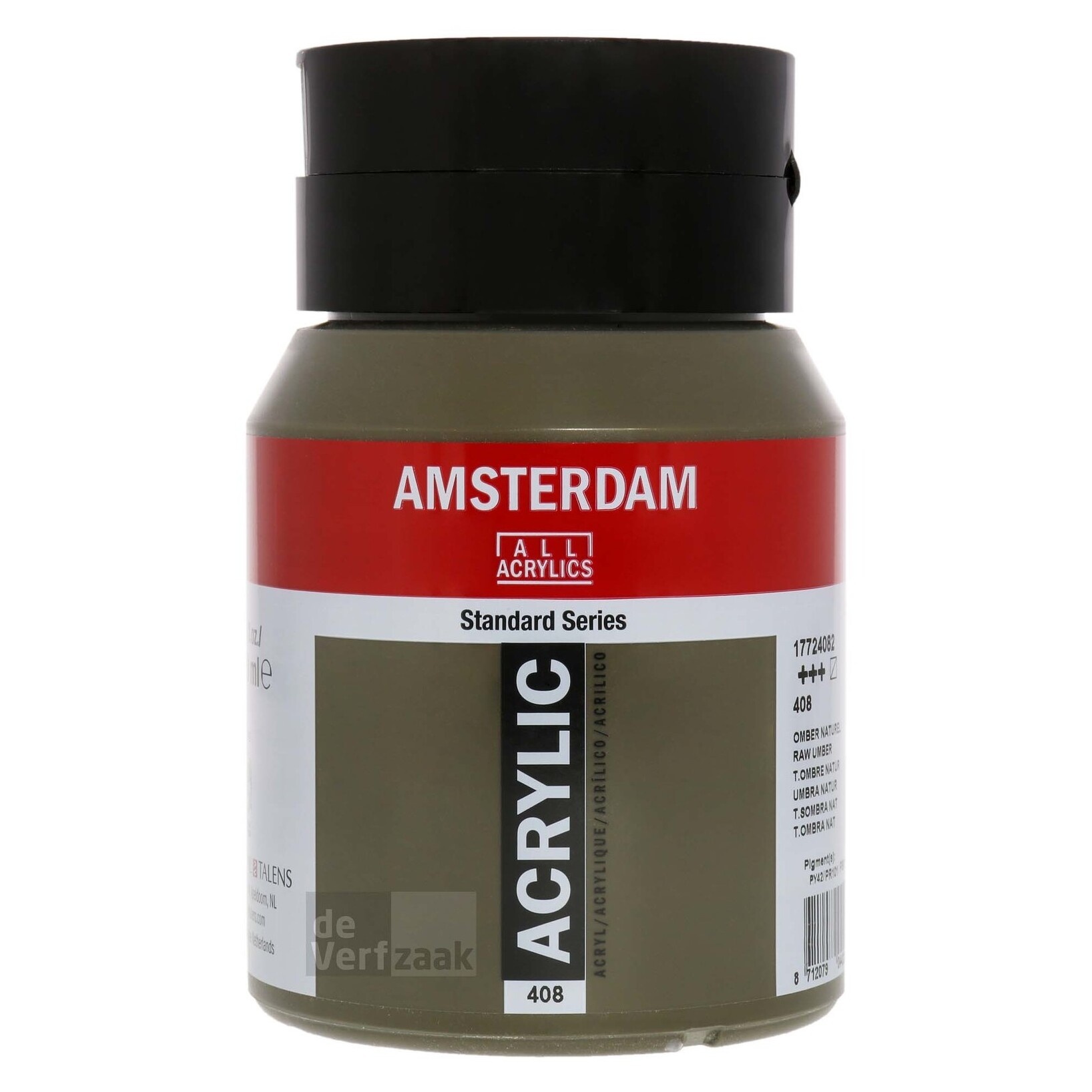 Royal Talens Amsterdam Acrylverf 500 ml - Omber Naturel 408 afbeelding