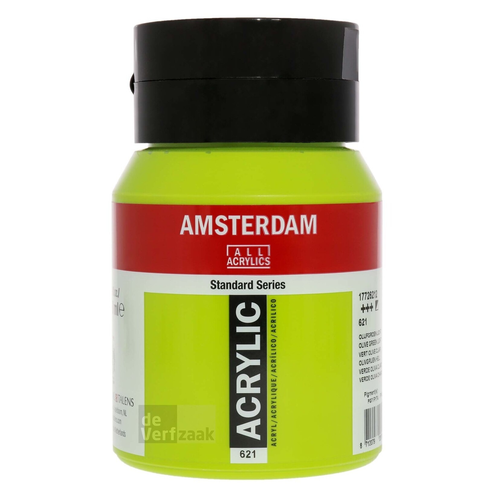 Royal Talens Amsterdam Acrylverf 500 ml - Olijfgroen Licht 621 afbeelding