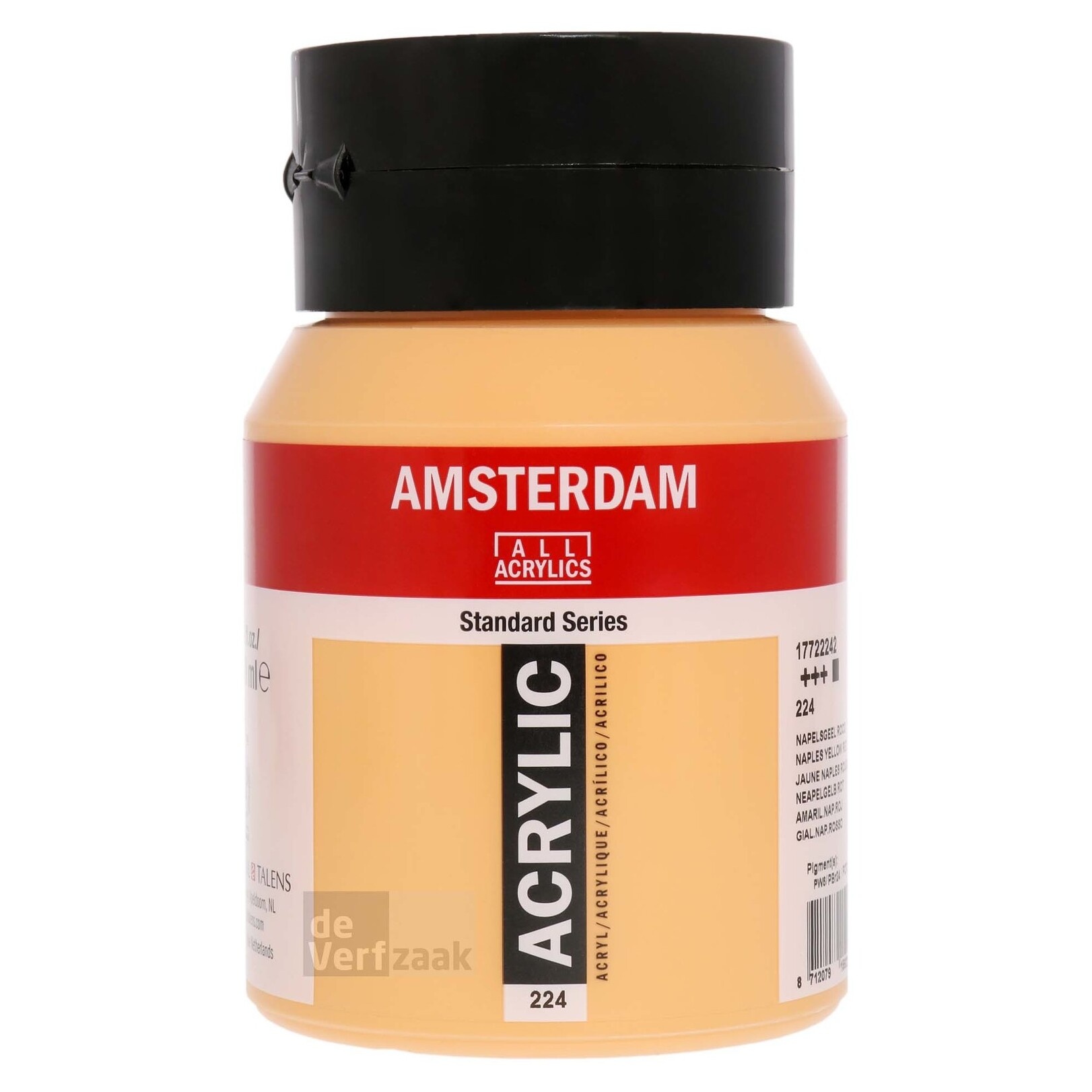 Royal Talens Amsterdam Acrylverf 500 ml - Napelsgeel Rood 224 afbeelding