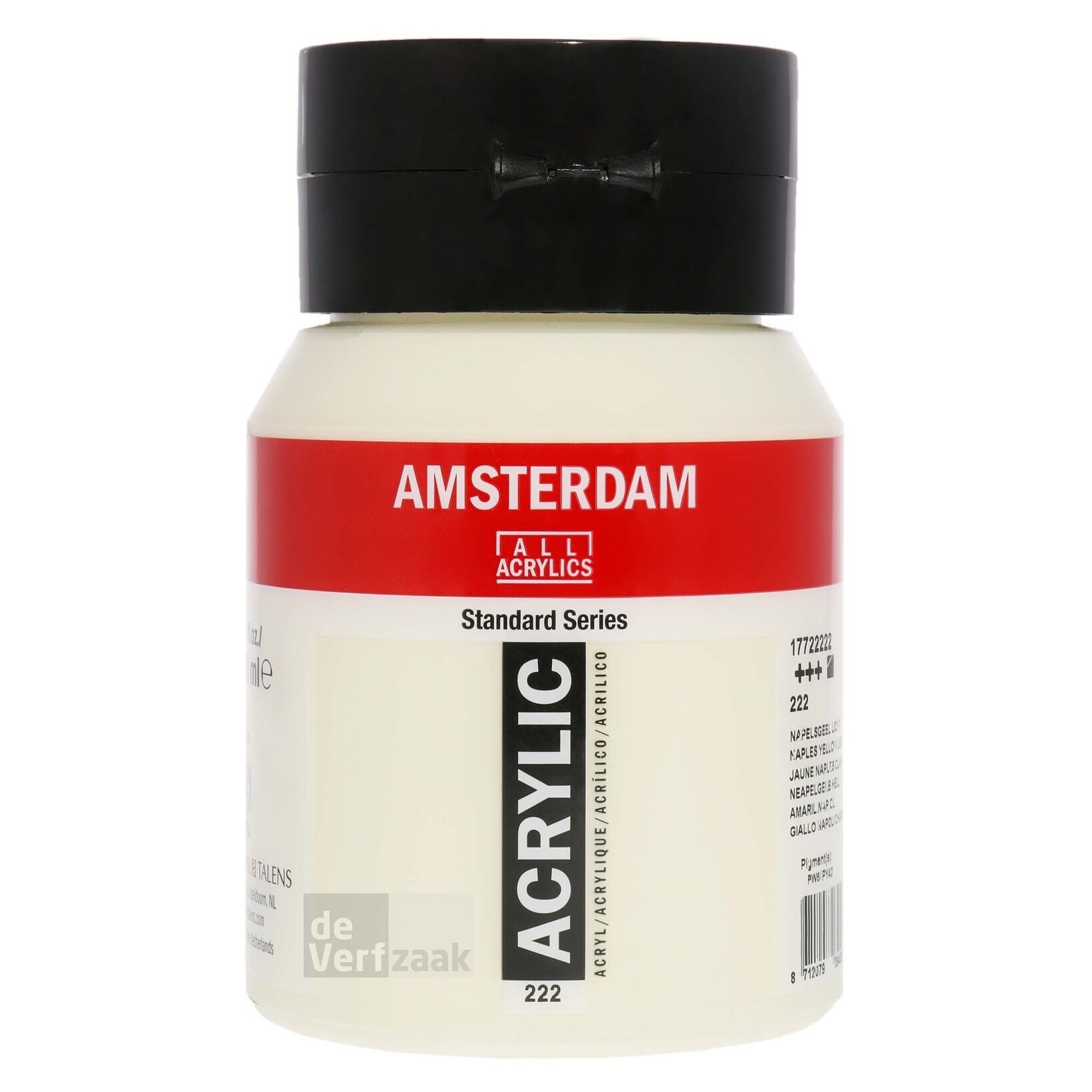 Royal Talens Amsterdam Acrylverf 500 ml - Napelsgeel Licht 222 afbeelding