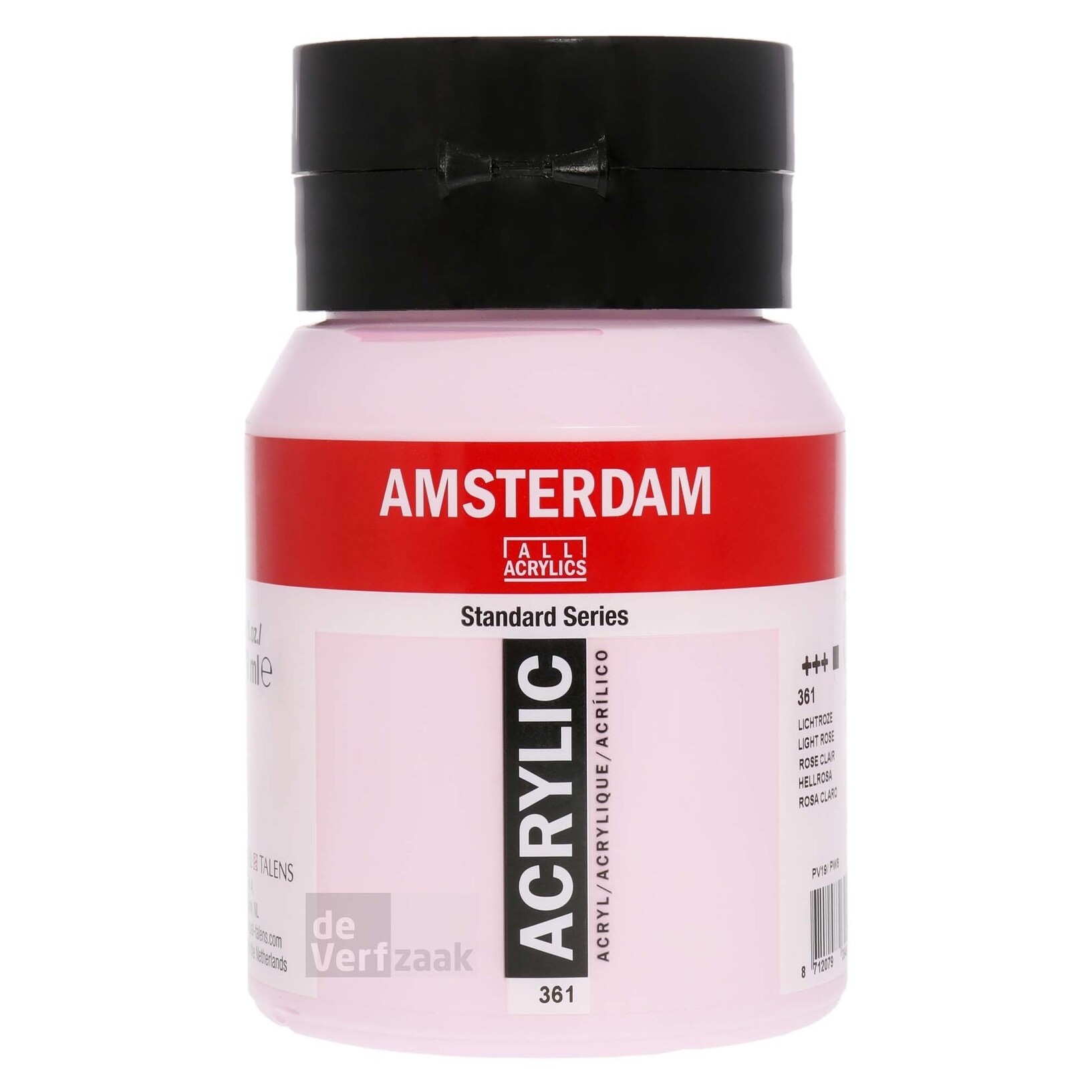 Royal Talens Amsterdam Acrylverf 500 ml - Lichtroze 361 afbeelding