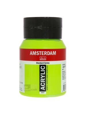 Amsterdam Acrylverf - 500 ml - Geelgroen 617 Amsterdam Acrylverf - 500 ml - Geelgroen 617
