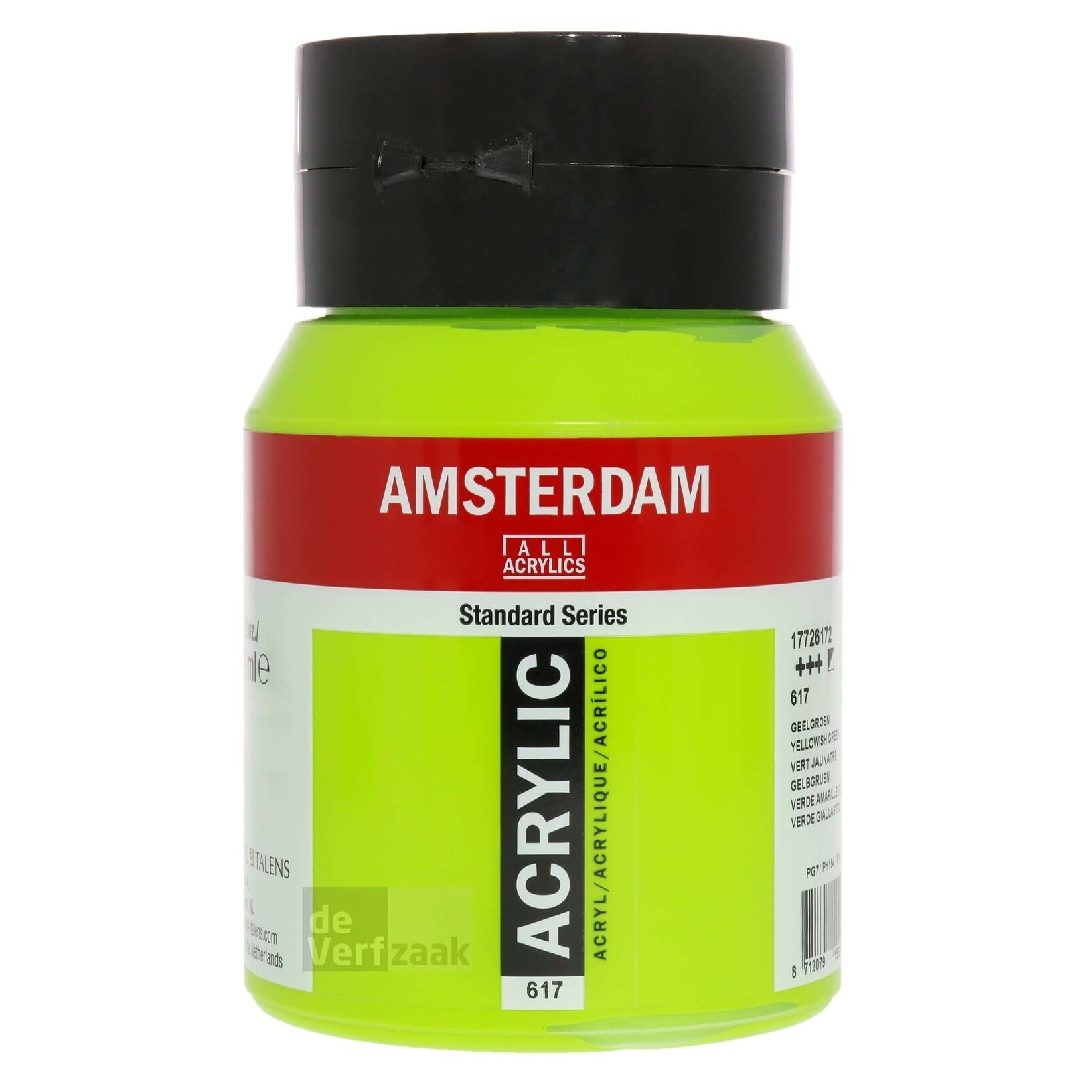 Royal Talens Amsterdam Acrylverf 500 ml - Geelgroen 617 afbeelding