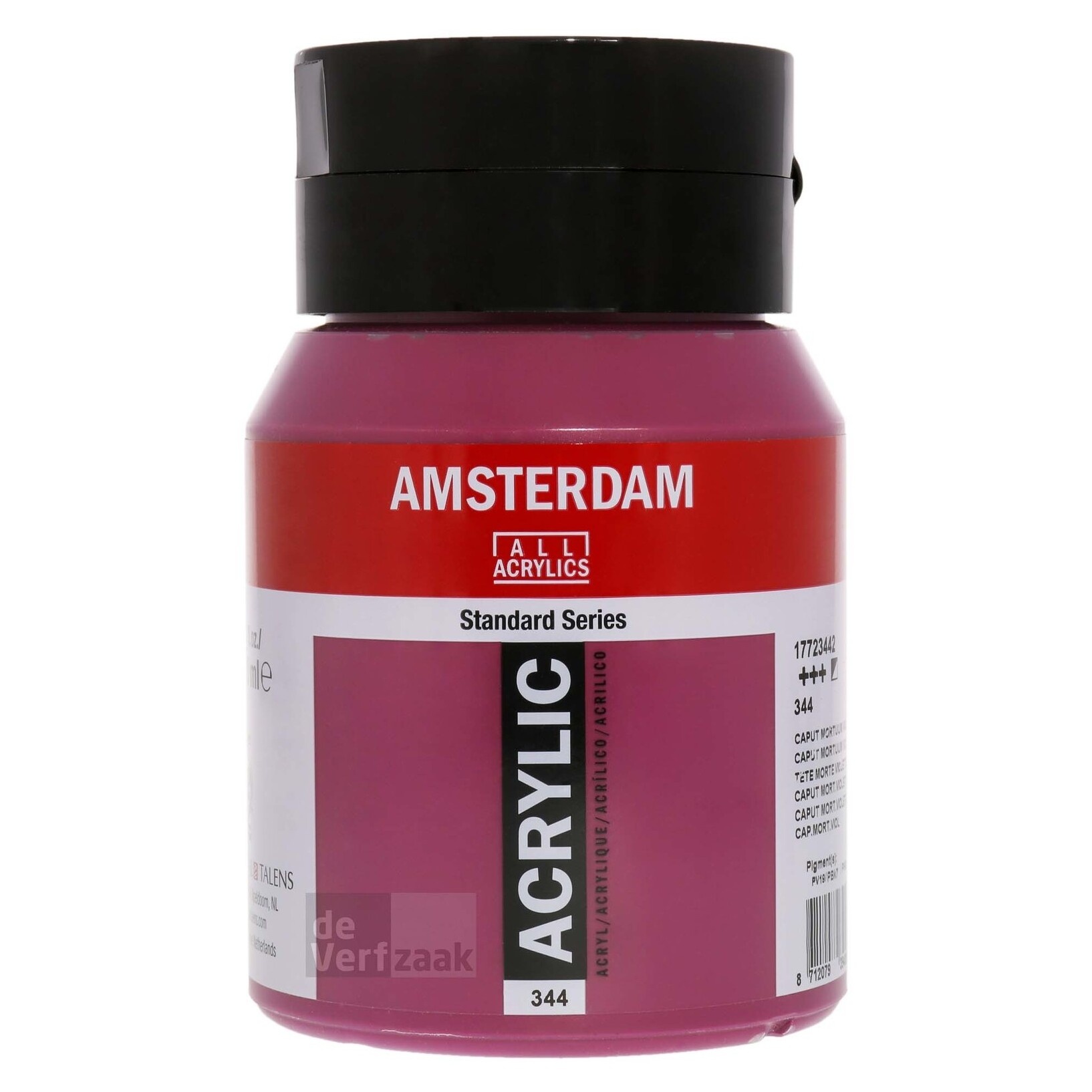 Royal Talens Amsterdam Acrylverf 500 ml - Caput Mortuum Violet 344 afbeelding