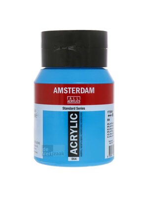 Amsterdam Acrylverf - 500 ml - Briljantblauw 564 Amsterdam Acrylverf - 500 ml - Briljantblauw 564