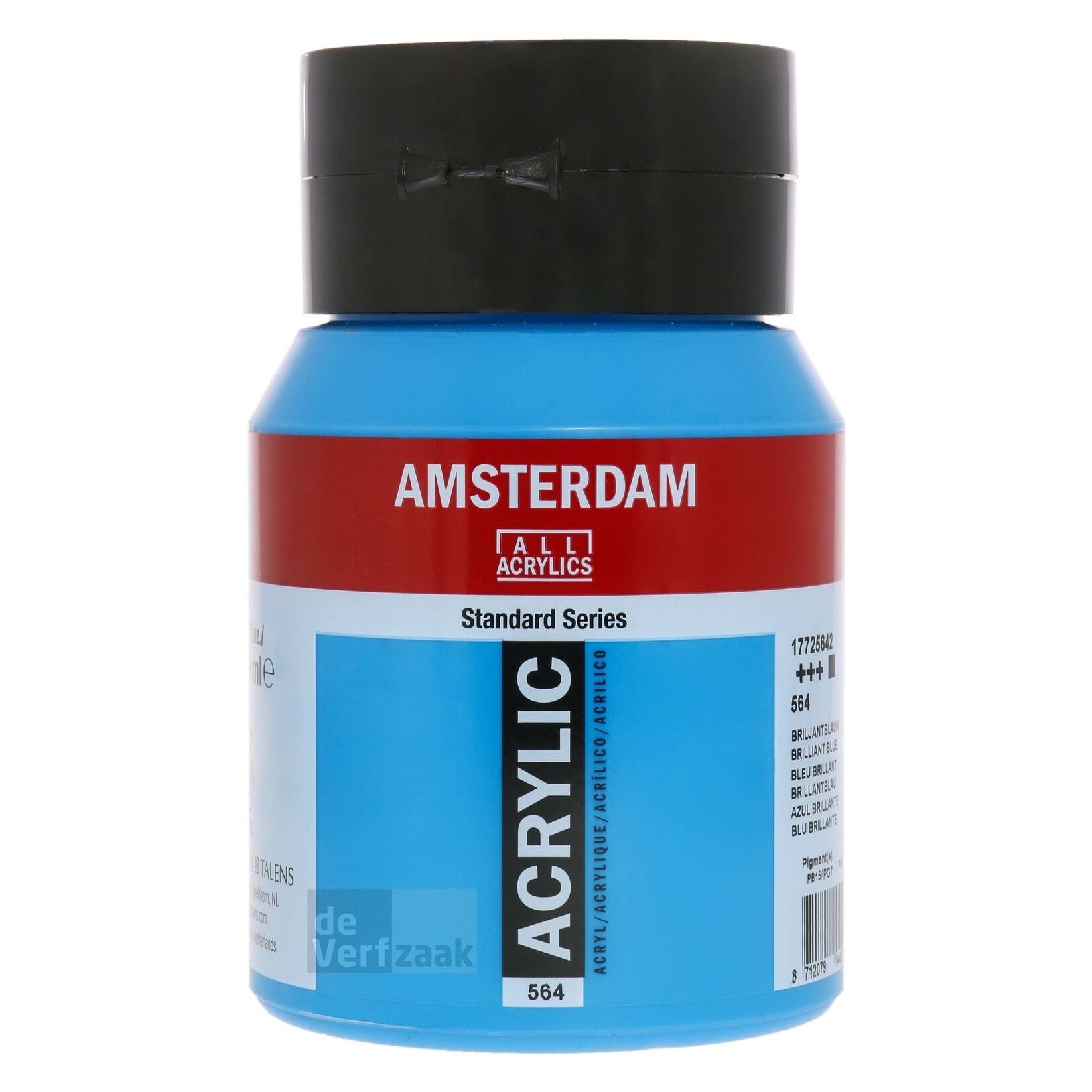 Royal Talens Amsterdam Acrylverf 500 ml - Briljantblauw 564 afbeelding