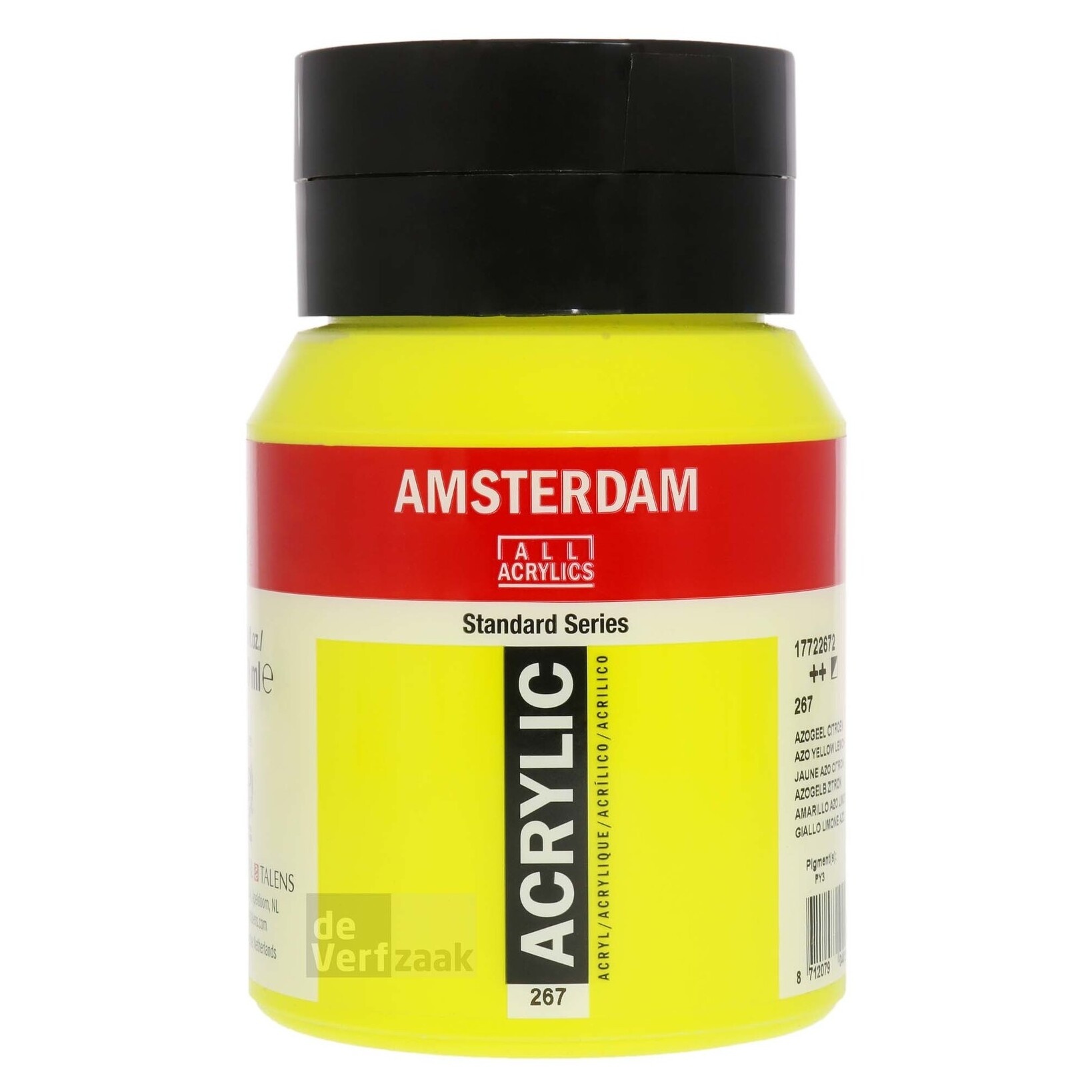 Royal Talens Amsterdam Acrylverf 500 ml - Azogeel Citroen 267 afbeelding