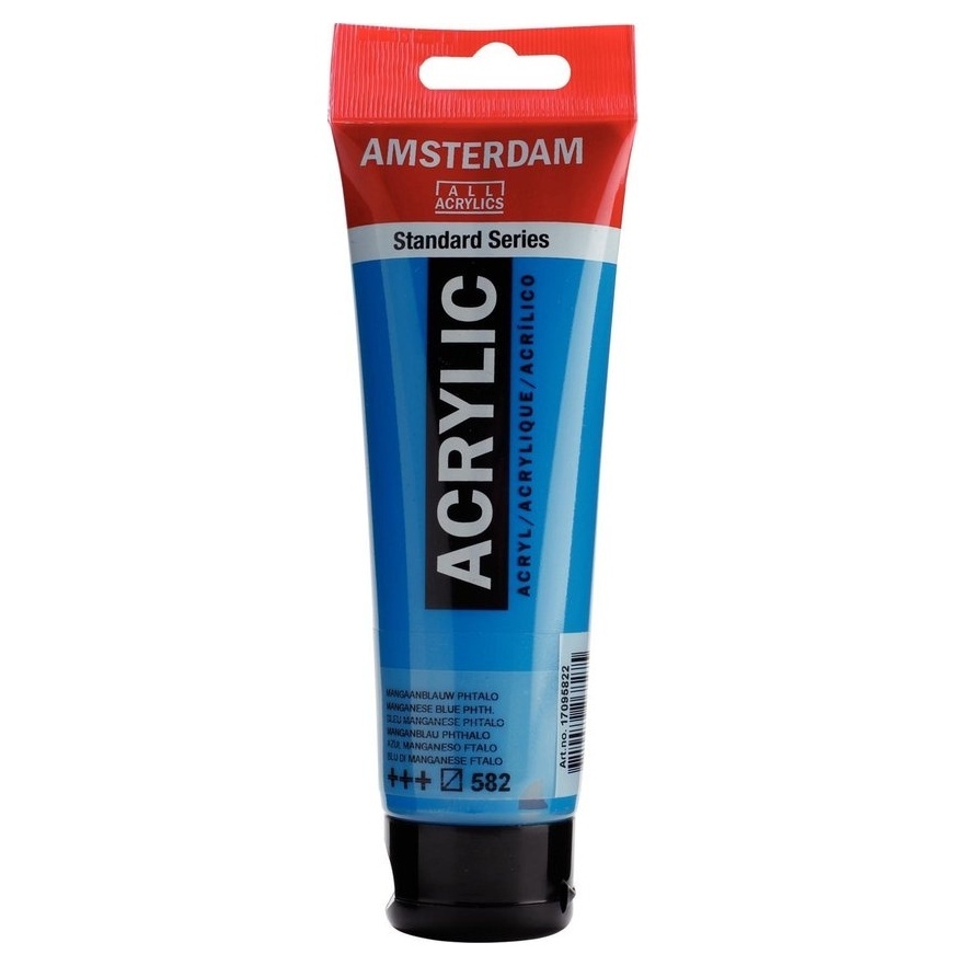 Royal Talens Amsterdam Acrylverf 120 ml - Mangaanblauw Phthalo 582 afbeelding