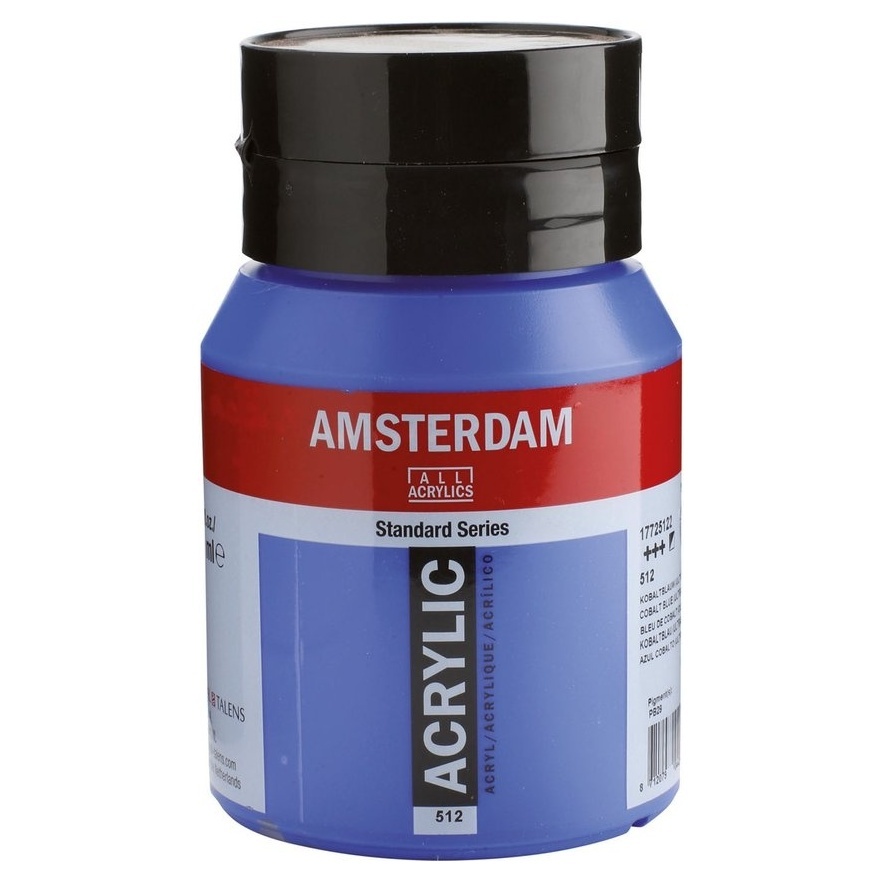 Royal Talens Amsterdam Acrylverf 500 ml - Kobaltblauw Ultramarine 512 afbeelding