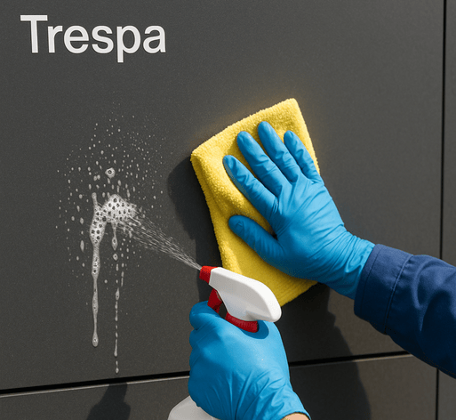 Trespa schoonmaken