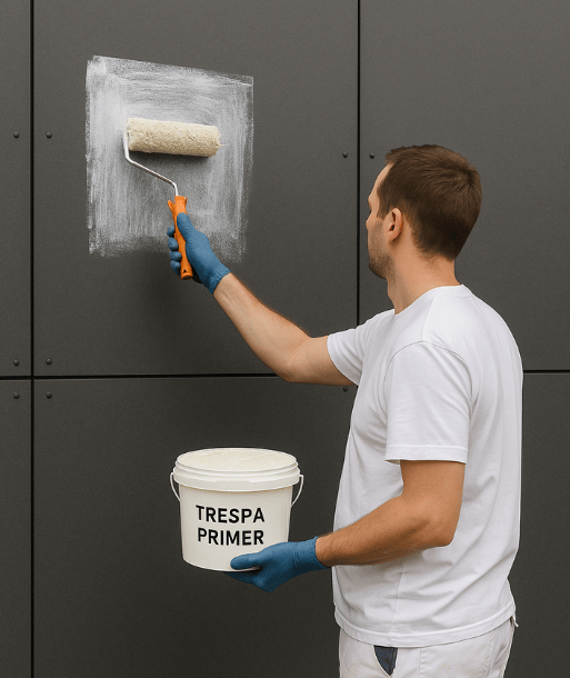 aanbrengen primer trespa