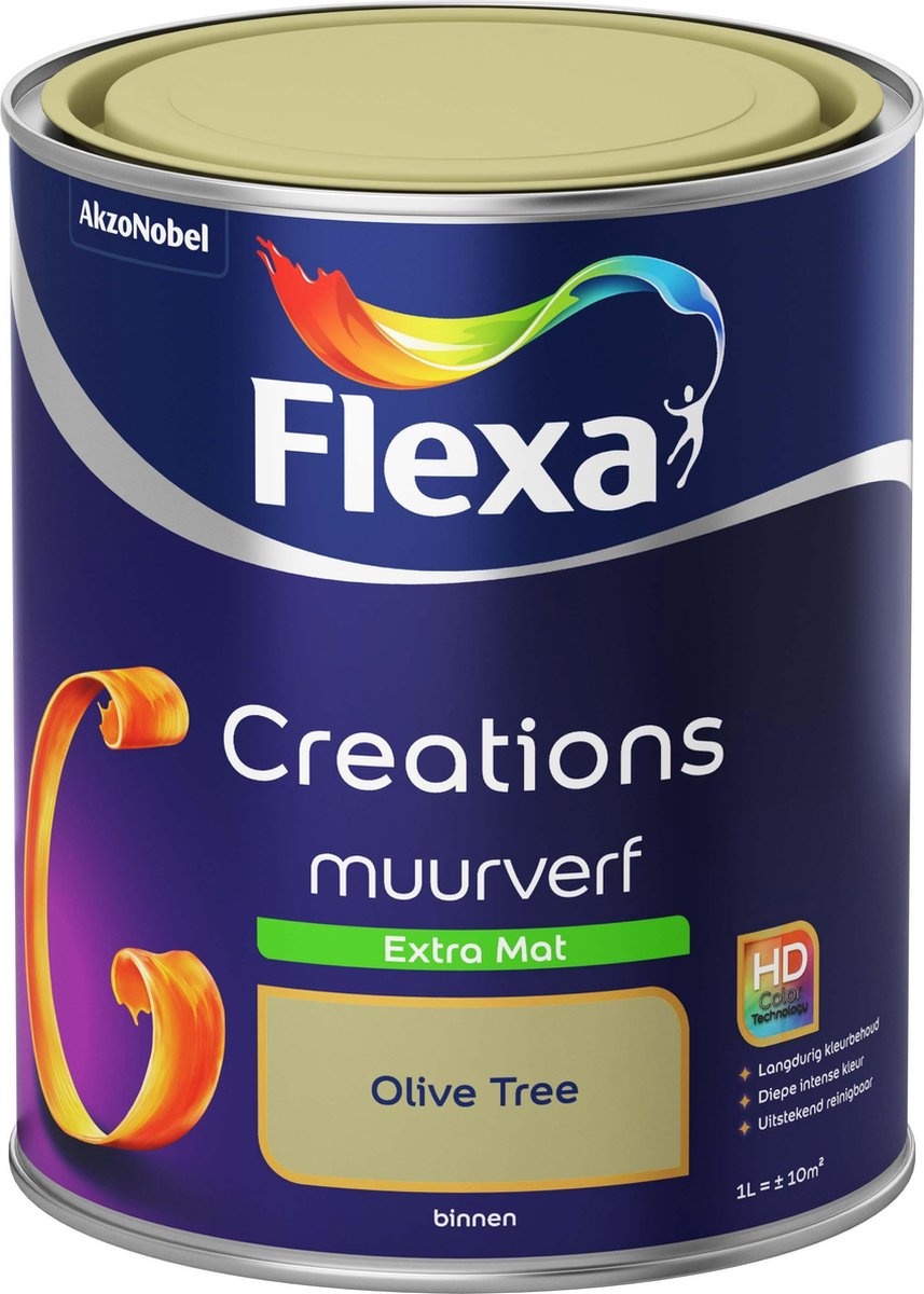 Flexa Creations Muurverf Extra Mat - Olive Tree afbeelding
