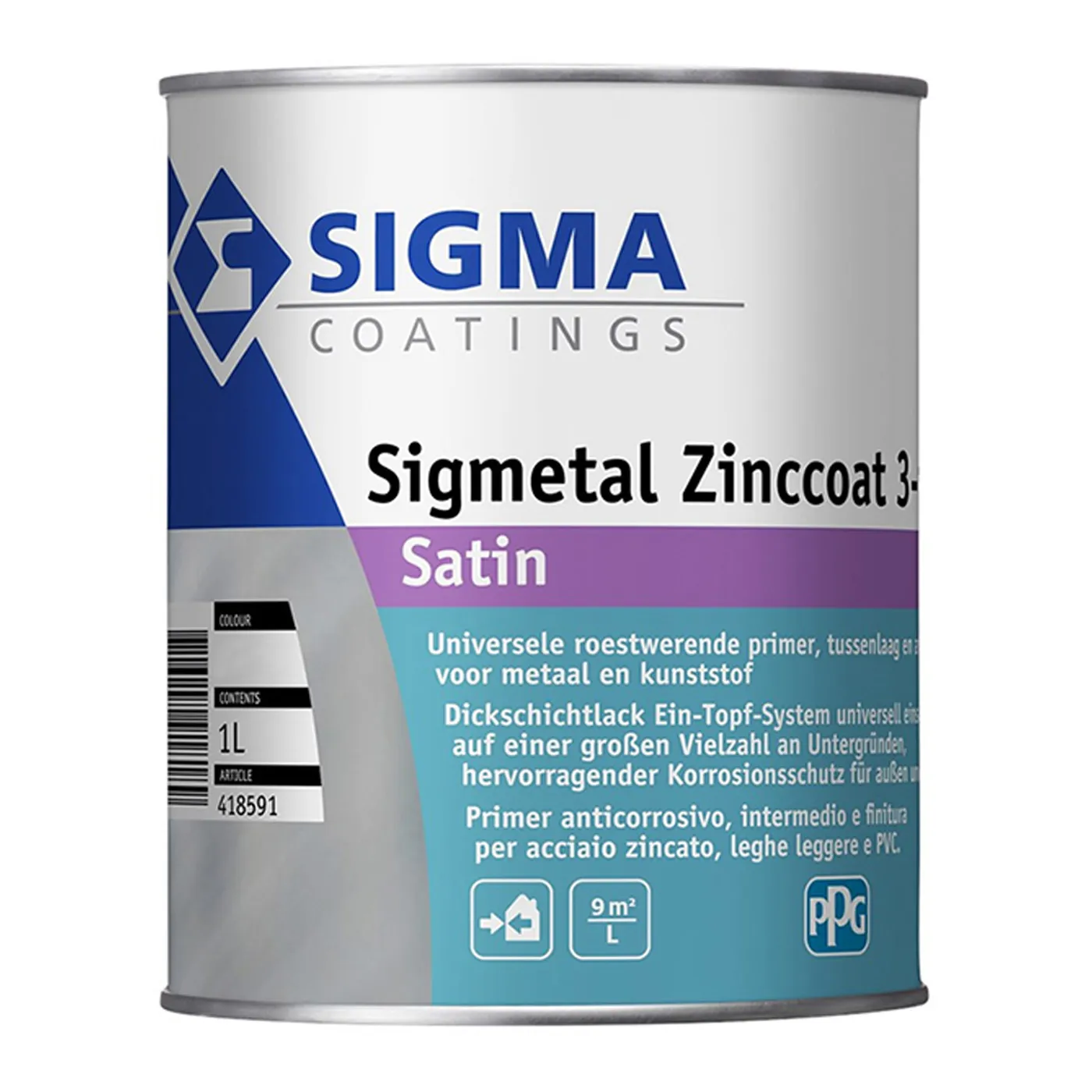 Sigma Sigmetal Zinccoat Satin afbeelding