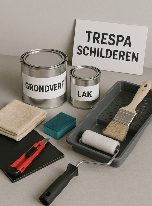 trespa schilderen benodigdheden