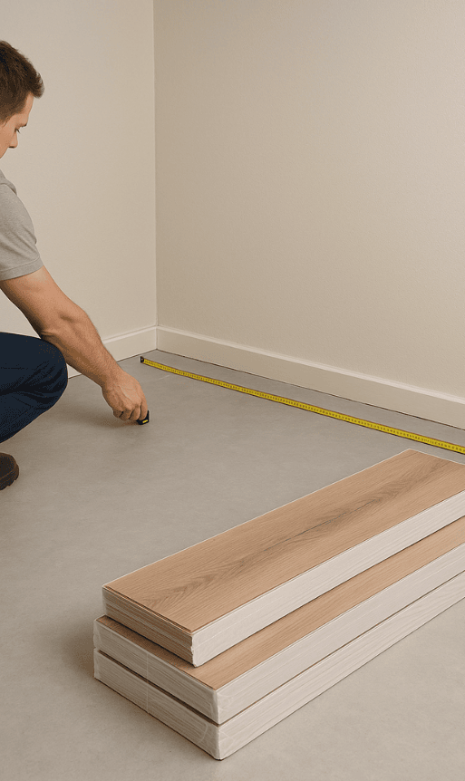 laminaat doorleggen voorbereiden