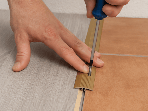 overgangsprofiel installeren