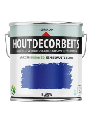 Hermadix Houtdecor Verfbeits - Blauw Hermadix Houtdecor Verfbeits - Blauw