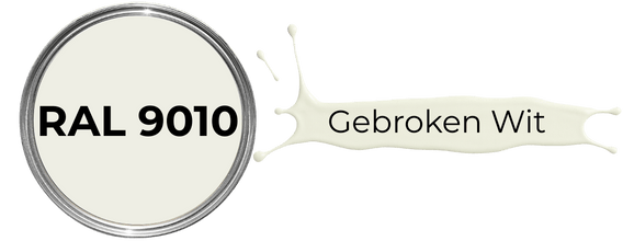 RAL 9010 gebroken wit
