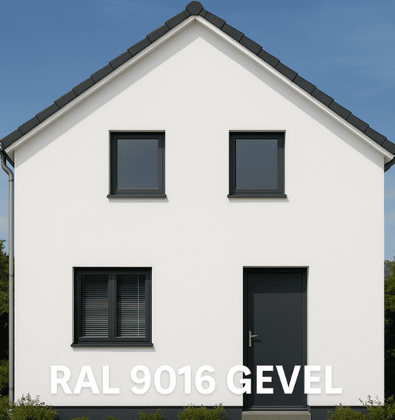 RAL 9016 gevel