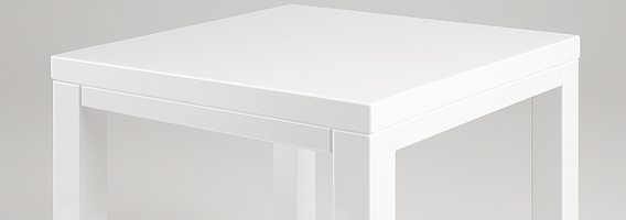 RAL 9016 hoogglans tafel