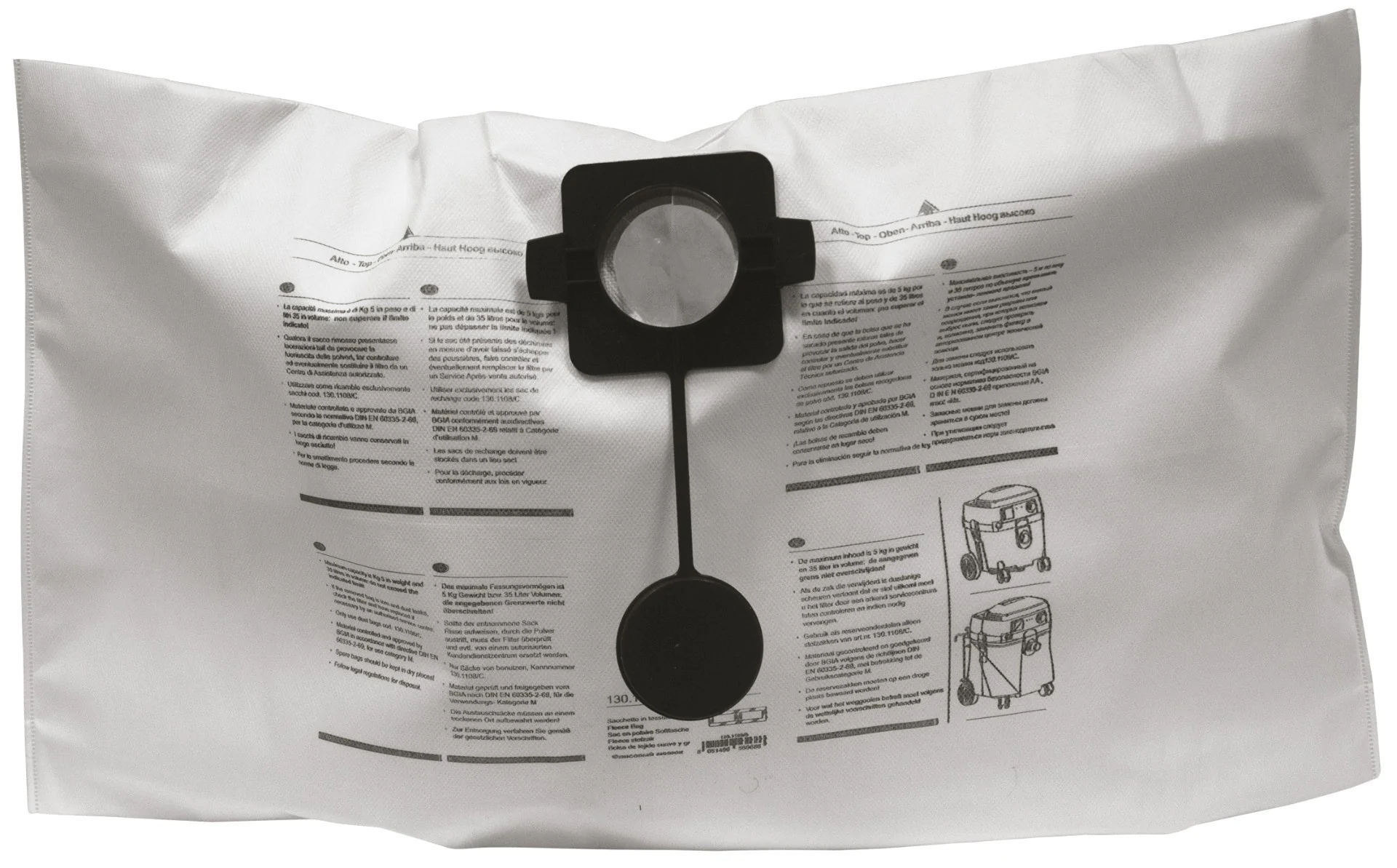 Rupes Filter Stof Zakken 5 Stuks T.B.V. De Sv10E afbeelding