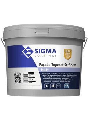 Sigma Facade Topcoat Self-clean Matt Sigma Facade Topcoat Self-clean Matt