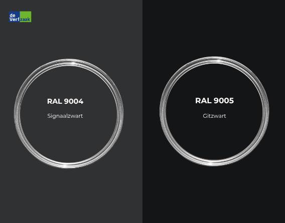 RAL 9004 vs 9005