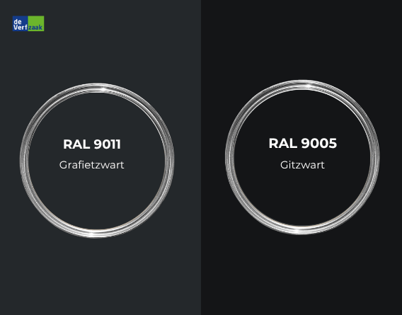 RAL 9005 vs 9011