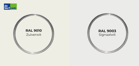 RAL 9010 vs 9003