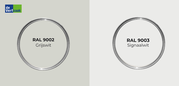 RAL 9002 vs RAL 9003