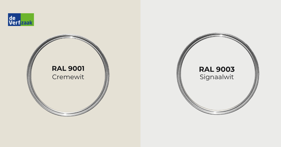 RAL 9001 vs 9003