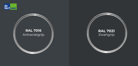 RAL 7016 vs RAL 7021
