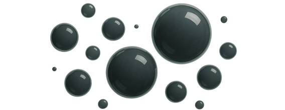 RAL 7021 bubbles
