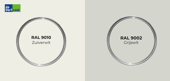 RAL 9002 vs RAL 9010